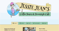 Desktop Screenshot of jessiejeanscafe.com